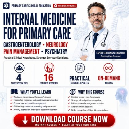 MER Primary Care Conferences – Internal Medicine for Primary Care Gastro Neuro Pain Psych – 2026 Update