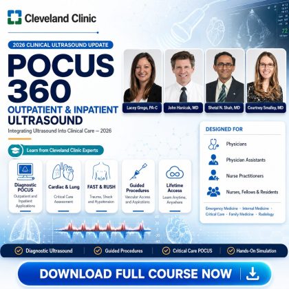 Meetings By Mail Cleveland Clinic POCUS360 Integrating Ultrasound Into Outpatient and Inpatient Care - 2026 Update